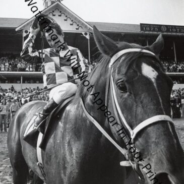 VINTAGE Secretariat Kentucky Derby Ron Turcotte Race Horse PIC Photo RARE