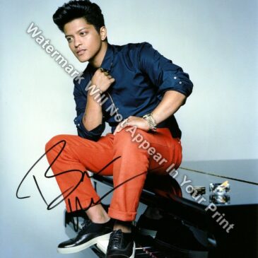 Bruno Mars Signed Reprint Music Musician POP Photo Pic Grenade Thats What I Like