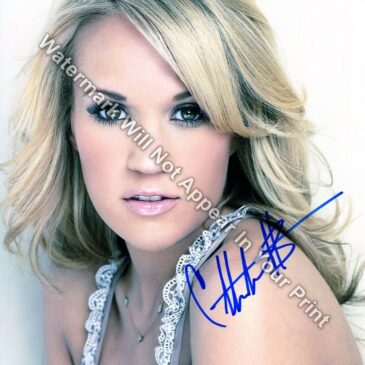 Carrie Underwood Country Music Signed Reprint Sunday Night Football Pic Photo