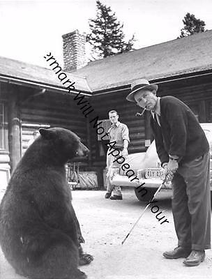VINTAGE RARE PHOTO Bing Crosby Golf Bear 1947 Fairmont Jasper Lodge Canada A27