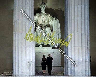 DONALD J. TRUMP Inauguration Signed Reprint Make America Great Again Photo DT23