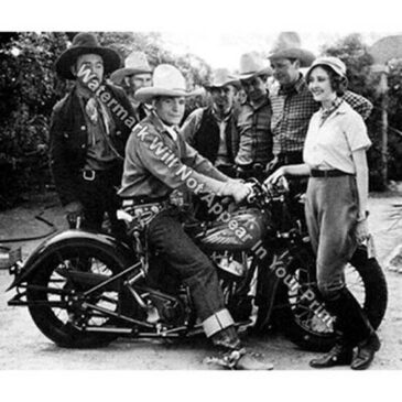 Vintage Indian Motorcycle Riders RARE Action Photo Reprint Pic Image M14