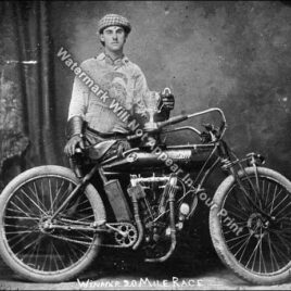 1913 Indian Motorcycle Vintage Rider RARE Action Photo Reprint Pic Image M10