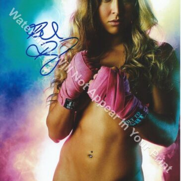 Ronda Rousey Signed Reprint UFC Female 2013 Champion UFC 168 Unmatted / Matted