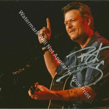Blake Shelton 2 Signed Reprint Country Music CMA Matted/Unmatted Photo