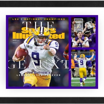 Joe Burrow Limited Edition Framed Sports Illustrated Collage