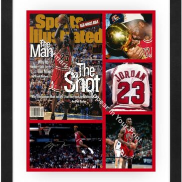 Michael Jordan Limited Edition Framed Sports Illustrated Collage