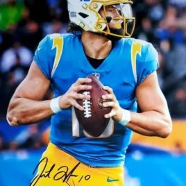 Justin Herbert Autographed Signed Photo Poster Chargers Reprint jh2