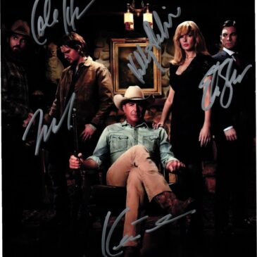 Yellowstone Cast 1 Signed Reprint Kevin Costner Kelly Reilly Cole Hauser